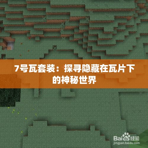 7号瓦套装：探寻隐藏在瓦片下的神秘世界