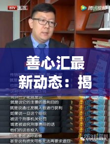 善心汇最新动态：揭秘慈善界的风云变幻