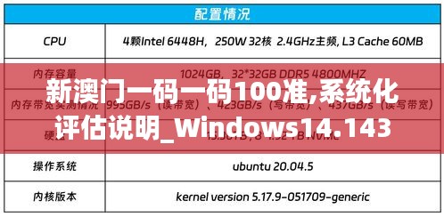 新澳门一码一码100准,系统化评估说明_Windows14.143