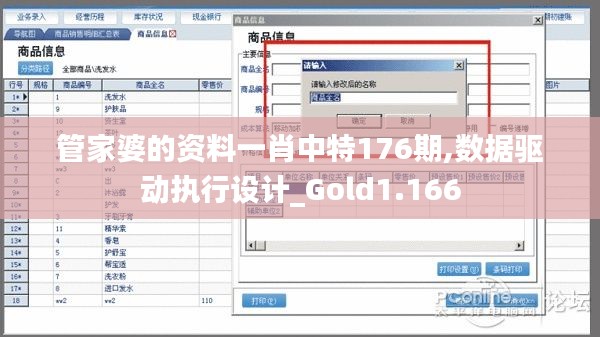 管家婆的资料一肖中特176期,数据驱动执行设计_Gold1.166