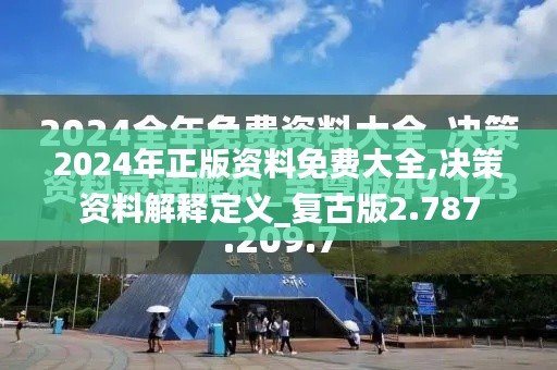 2024年正版资料免费大全,决策资料解释定义_复古版2.787