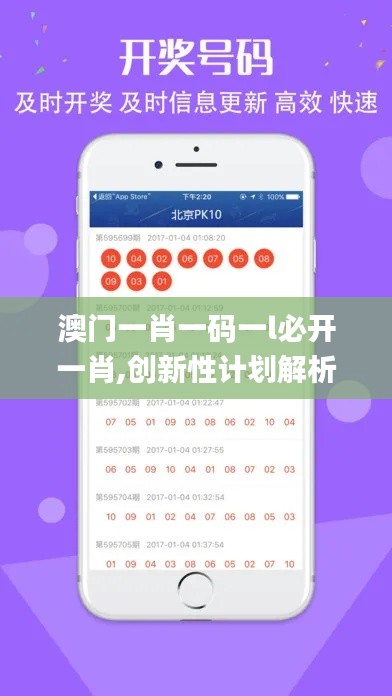 澳门一肖一码一l必开一肖,创新性计划解析_试用版10.927