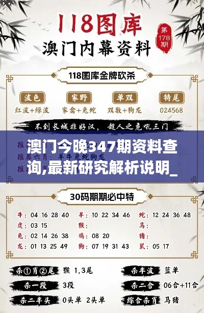 澳门今晚347期资料查询,最新研究解析说明_精装版9.105