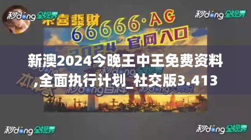 新澳2024今晚王中王免费资料,全面执行计划_社交版3.413