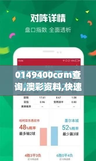 0149400cσm查询,澳彩资料,快速执行方案解答_理财版4.105