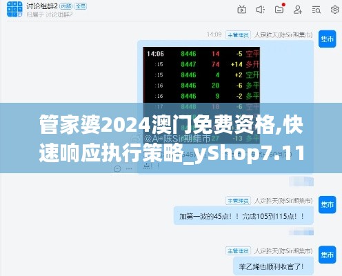 管家婆2024澳门免费资格,快速响应执行策略_yShop7.115