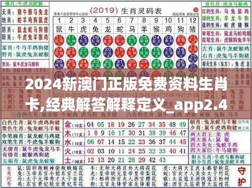 2024新澳门正版免费资料生肖卡,经典解答解释定义_app2.498