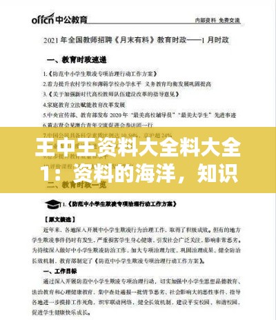 王中王资料大全料大全1：资料的海洋，知识的灯塔