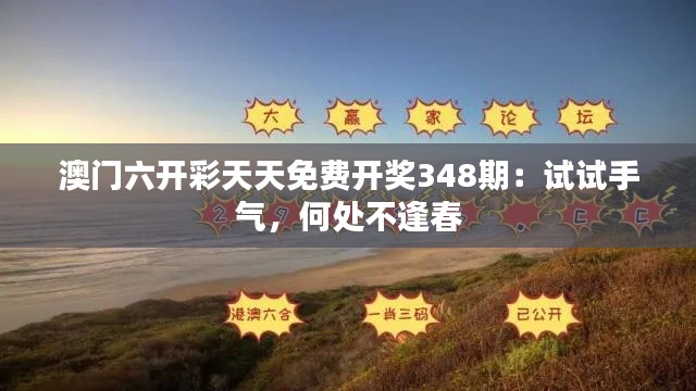 澳门六开彩天天免费开奖348期：试试手气，何处不逢春