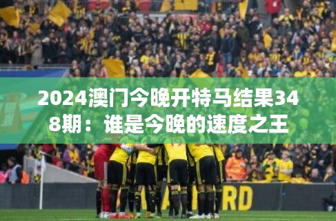 2024澳门今晚开特马结果348期：谁是今晚的速度之王