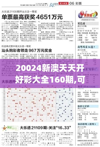 20024新澳天天开好彩大全160期,可靠解答解释落实_旗舰版5.117