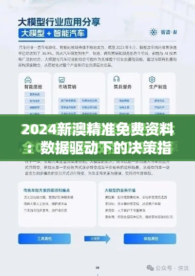 2024新澳精准免费资料：数据驱动下的决策指南