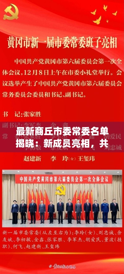 最新商丘市委常委名单揭晓：新成员亮相，共谋发展新篇章