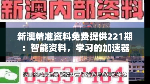 新澳精准资料免费提供221期：智能资料，学习的加速器