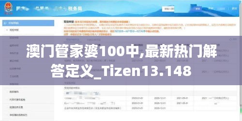 澳门管家婆100中,最新热门解答定义_Tizen13.148