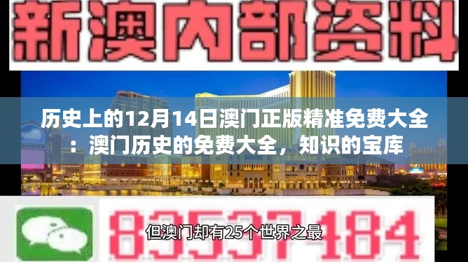 历史上的12月14日澳门正版精准免费大全：澳门历史的免费大全，知识的宝库