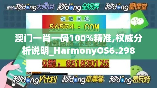 澳门一肖一码100%精准,权威分析说明_HarmonyOS6.298