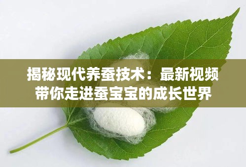 揭秘现代养蚕技术：最新视频带你走进蚕宝宝的成长世界