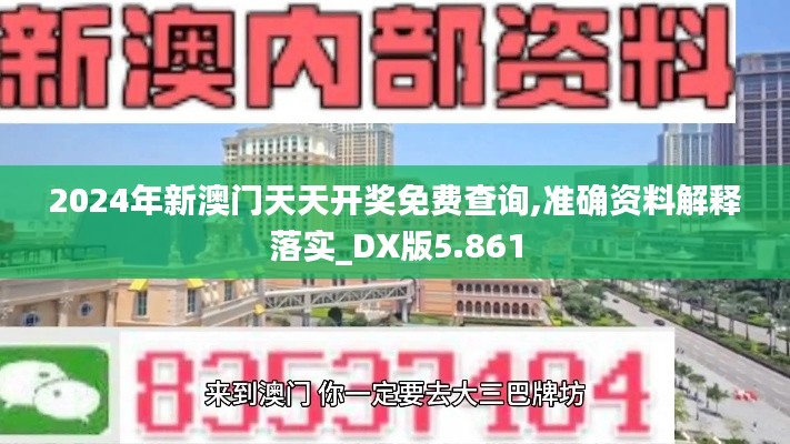 2024年新澳门天天开奖免费查询,准确资料解释落实_DX版5.861