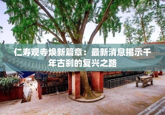 仁寿观寺焕新篇章：最新消息揭示千年古刹的复兴之路