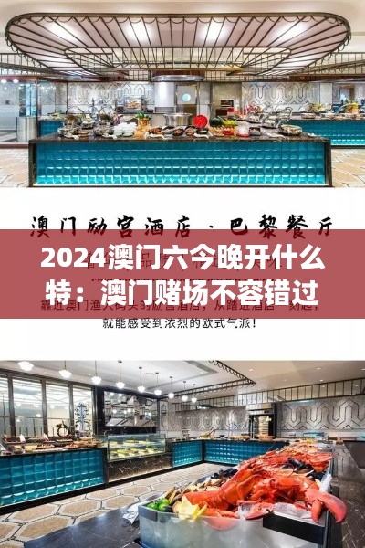 2024澳门六今晚开什么特：澳门赌场不容错过的奢华盛会