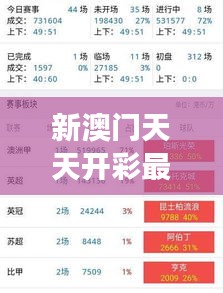 新澳门天天开彩最快查询结果：高效查询成就投注无忧之旅