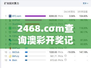 2468.cσm查询澳彩开奖记录：实时更新，把握中奖先机