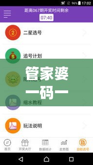 管家婆一码一肖100准350期：提升中奖概率的智能选择