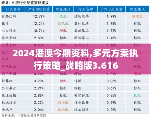 2024港澳今期资料,多元方案执行策略_战略版3.616