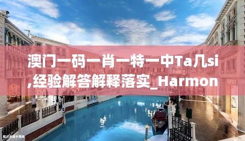 澳门一码一肖一特一中Ta几si,经验解答解释落实_HarmonyOS9.646