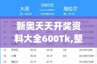 新奥天天开奖资料大全600Tk,整体讲解执行_AR版10.837