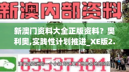 新澳门资料大全正版资料？奥利奥,实践性计划推进_XE版2.872