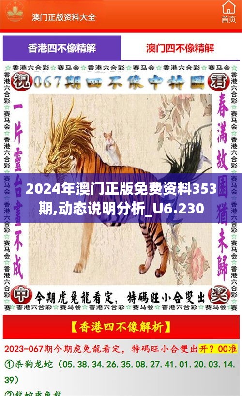 2024年澳门正版免费资料353期,动态说明分析_U6.230