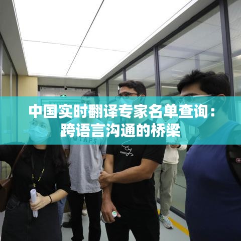 中国实时翻译专家名单查询：跨语言沟通的桥梁