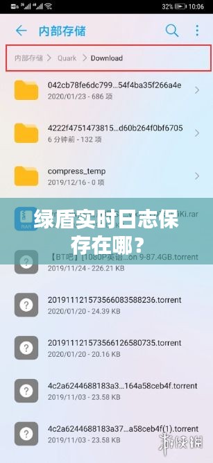 绿盾实时日志保存在哪？