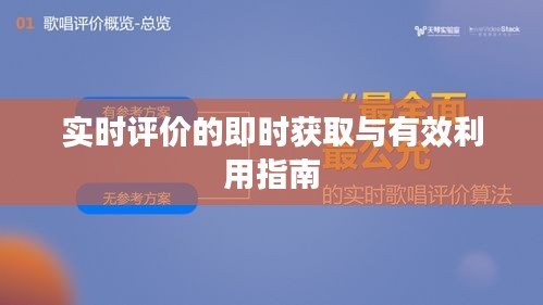 实时评价的即时获取与有效利用指南