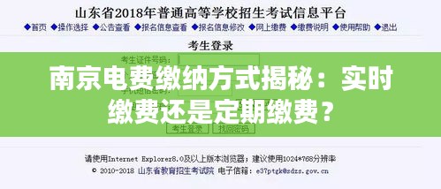 南京电费缴纳方式揭秘：实时缴费还是定期缴费？