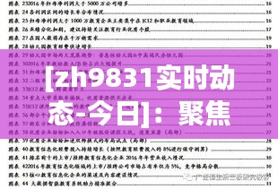 [zh9831实时动态-今日]：聚焦最新资讯，洞察行业脉动