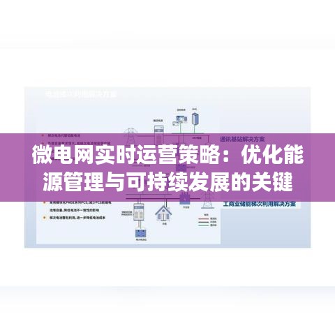 微电网实时运营策略：优化能源管理与可持续发展的关键