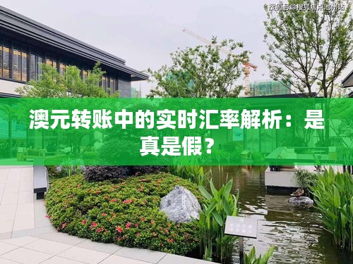 澳元转账中的实时汇率解析：是真是假？