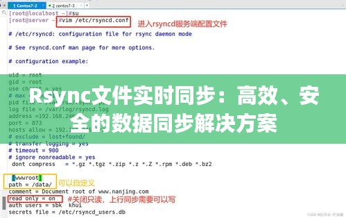 Rsync文件实时同步：高效、安全的数据同步解决方案