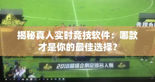 揭秘真人实时竞技软件：哪款才是你的最佳选择？