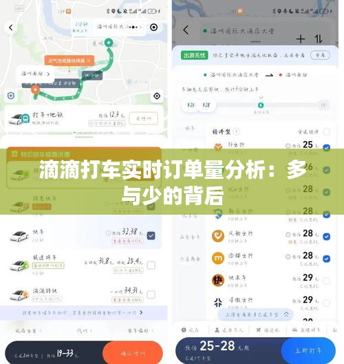 滴滴打车实时订单量分析：多与少的背后