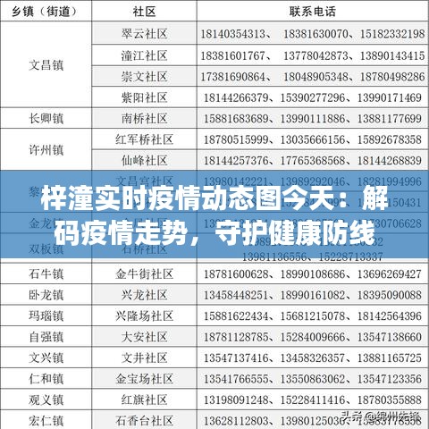 梓潼实时疫情动态图今天：解码疫情走势，守护健康防线