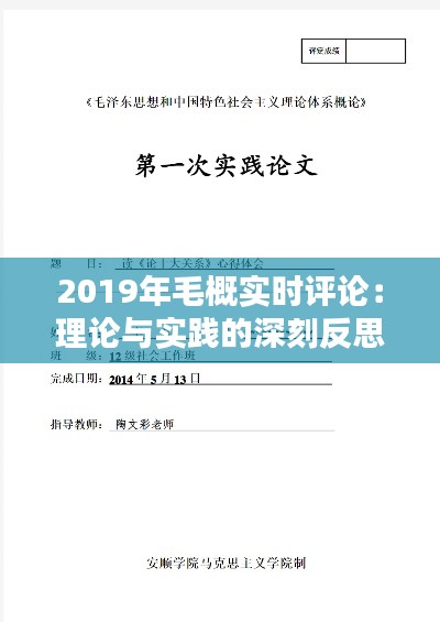 2019年毛概实时评论：理论与实践的深刻反思