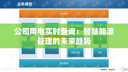 公司用电实时查询：智慧能源管理的未来趋势