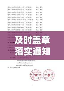 及时盖章落实通知的重要性与操作指南解析