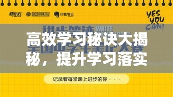 高效学习秘诀大揭秘，提升学习落实效率的终极指南！