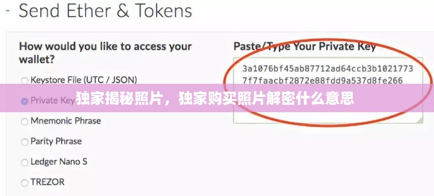 独家揭秘照片，独家购买照片解密什么意思 