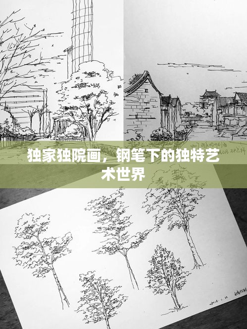 独家独院画，钢笔下的独特艺术世界